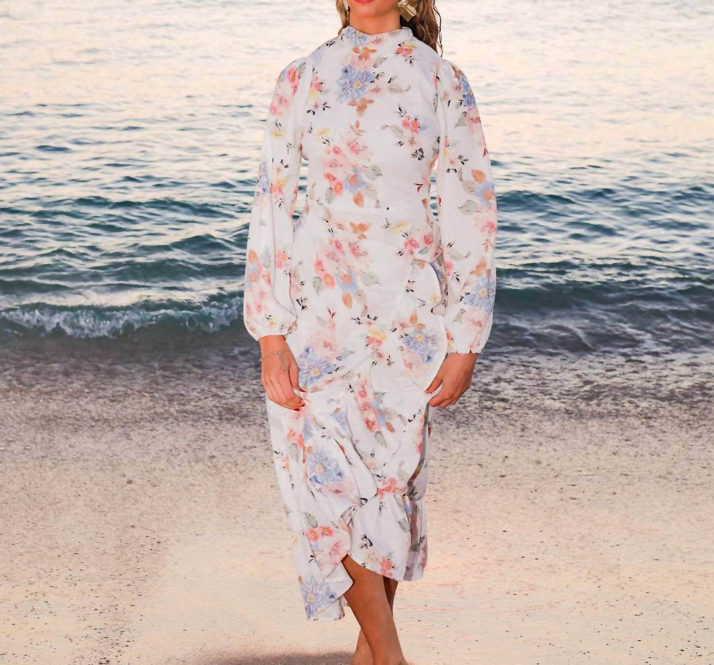 Esteem Couture - Blair Longsleeve Wrap Dress - Rack Hunt -