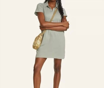 Thistle Tex Short Sleeve Shirt Mini Dress - Plus