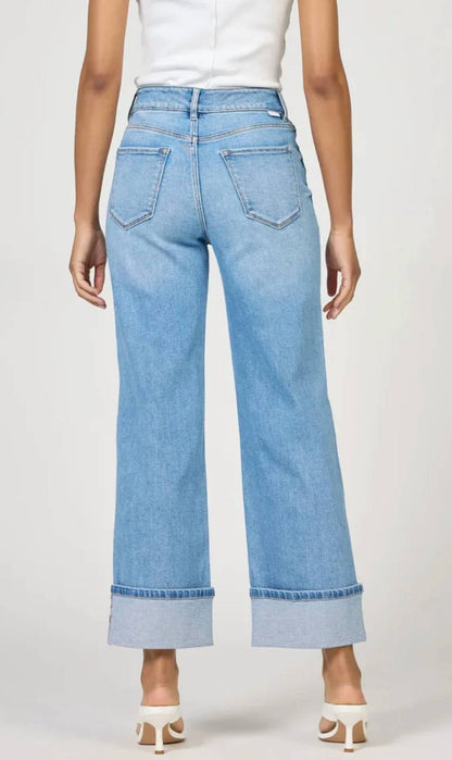 Holly Cuffed Straight Leg Jeans
