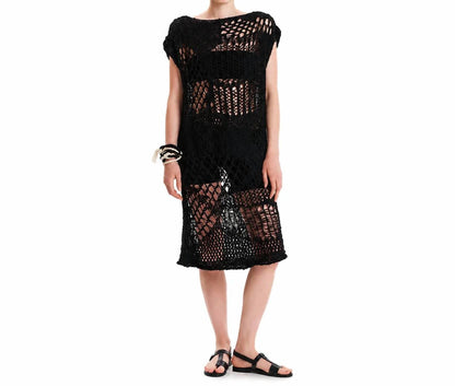 Nature Textures Midi Dress