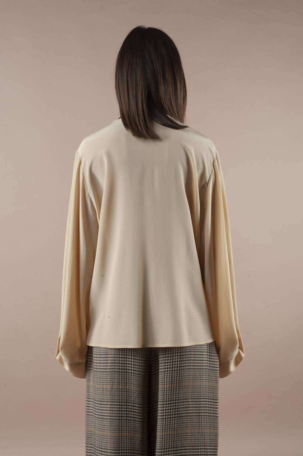 Phisique du Role - Double Scarf Silk Shirt - Rack Hunt