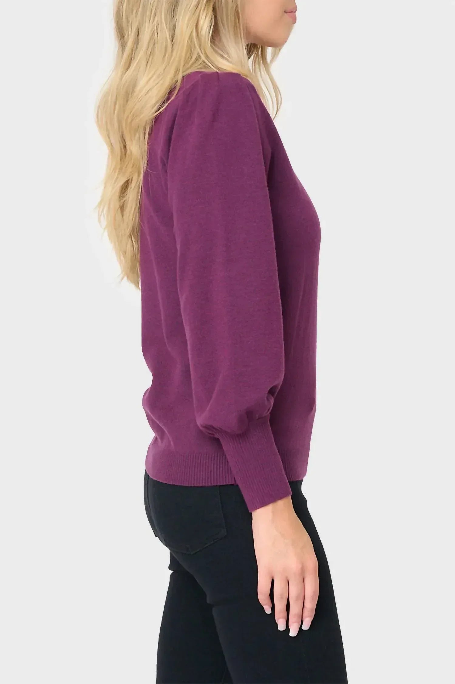 Gibsonlook - Essential Blouson Sleeve Sweater - Rack Hunt