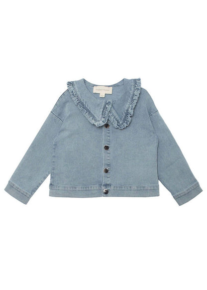 Kids' Denim Days Ruffled Collar Jacket