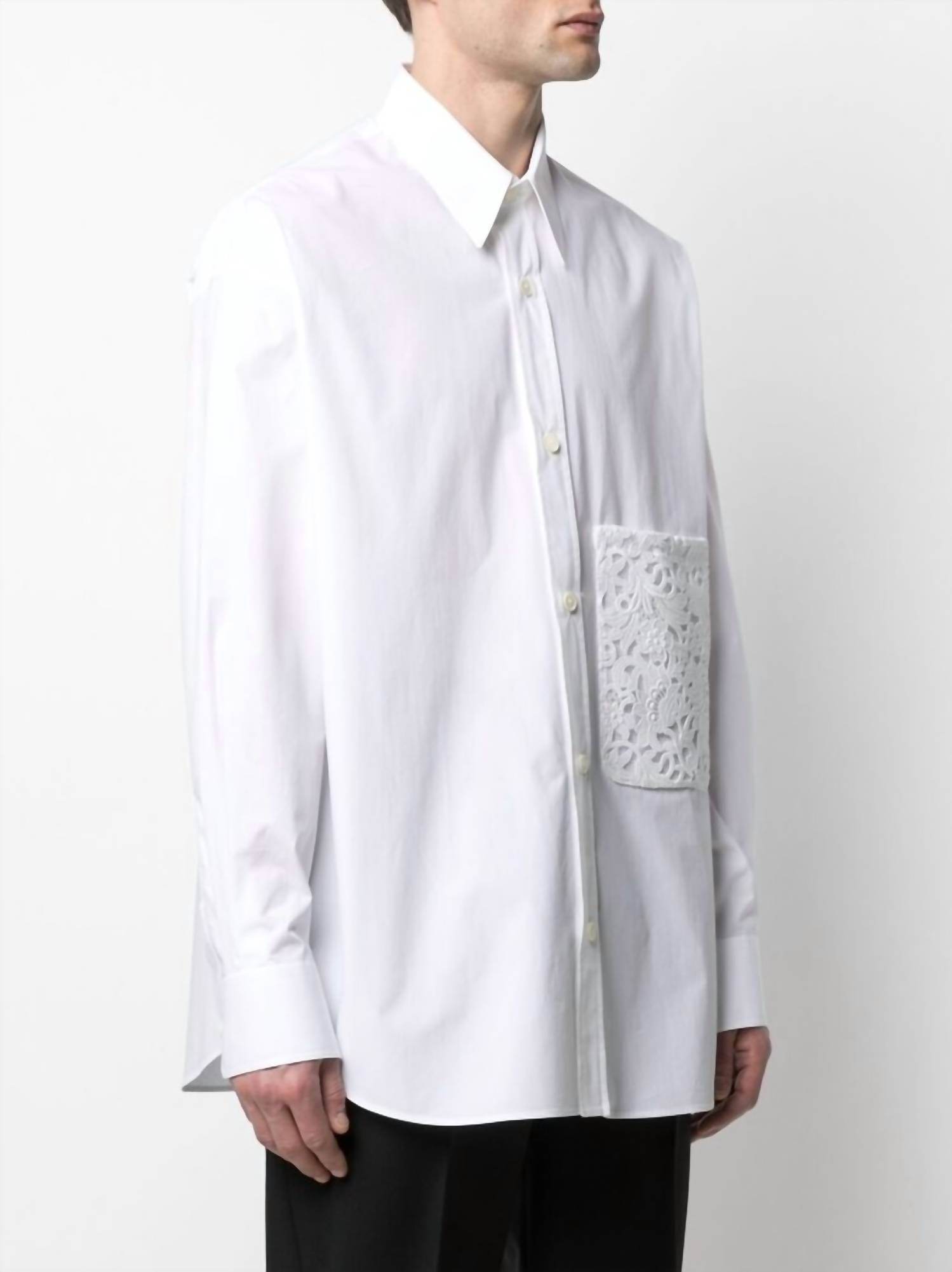 Valentino - Floral Lace Pocket Shirt - Rack Hunt