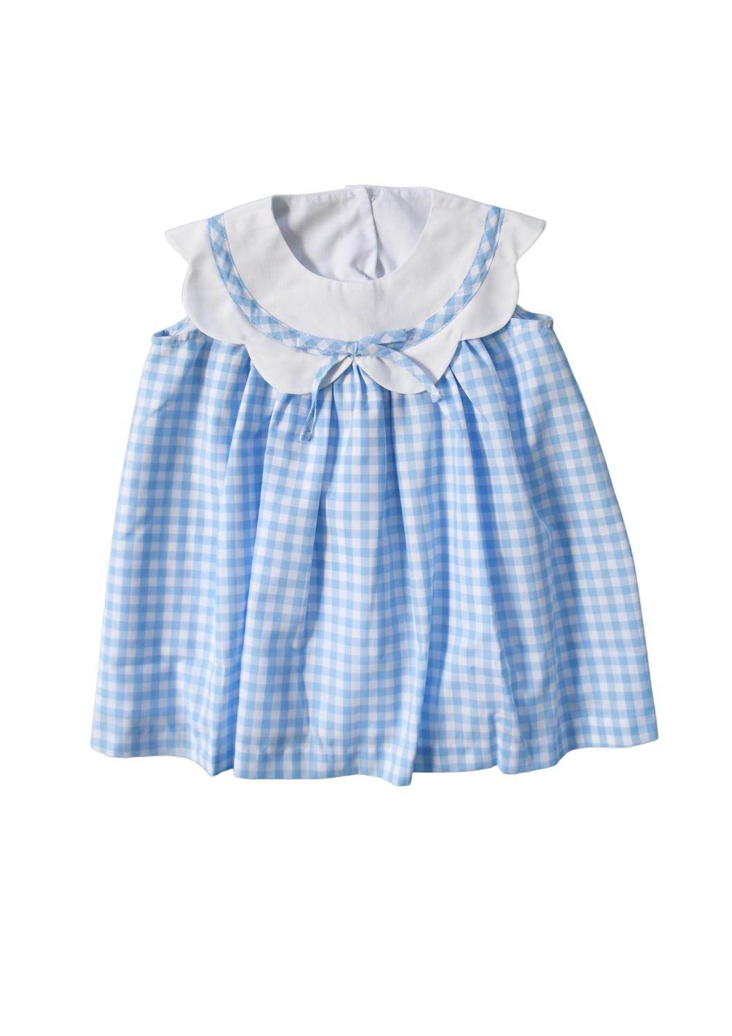 Mint Magnolia - Girl's Charlotte Scalloped Dress - Rack Hunt -