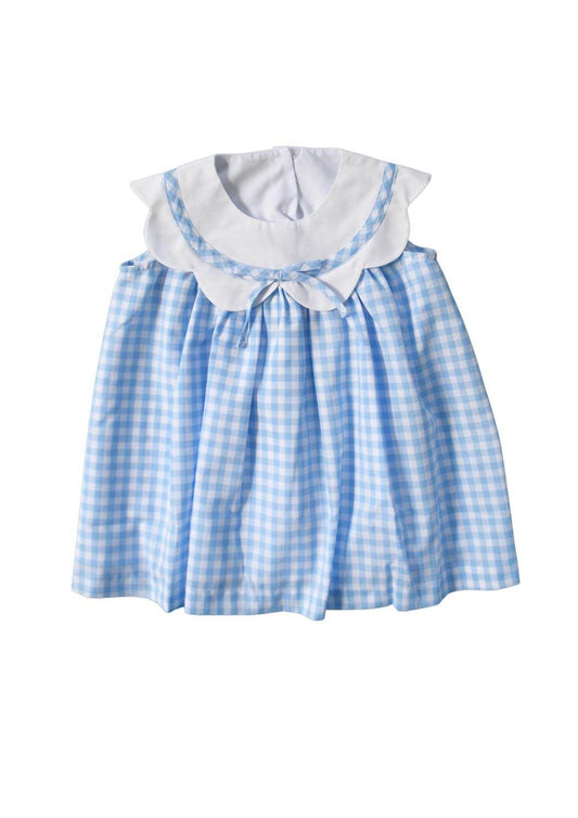 Mint Magnolia - Girl's Charlotte Scalloped Dress - Rack Hunt -