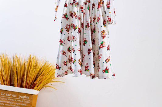 Girls Santa Claus Is Coming To Town Dress
