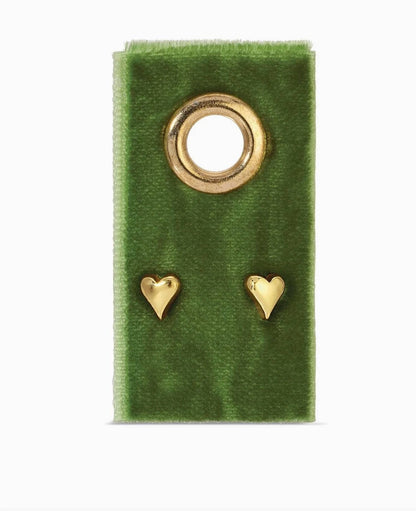 Simple Heart Stud Earrings