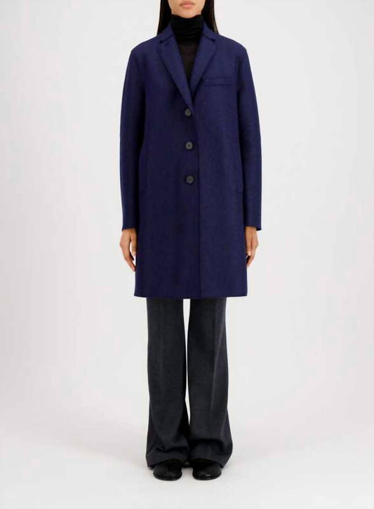 Pressed Wool Top Coat