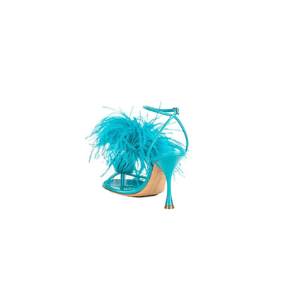 Women's Dot Feather-detailed Sandals