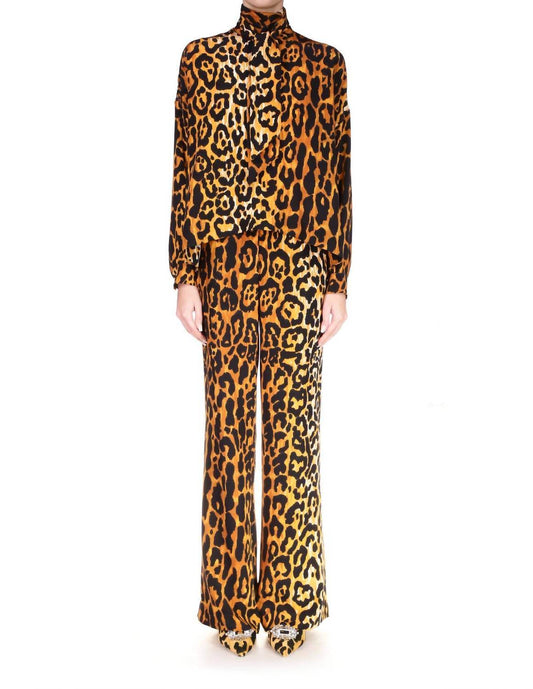 Libertine - Leopardo Wide Leg Trousers - Rack Hunt -