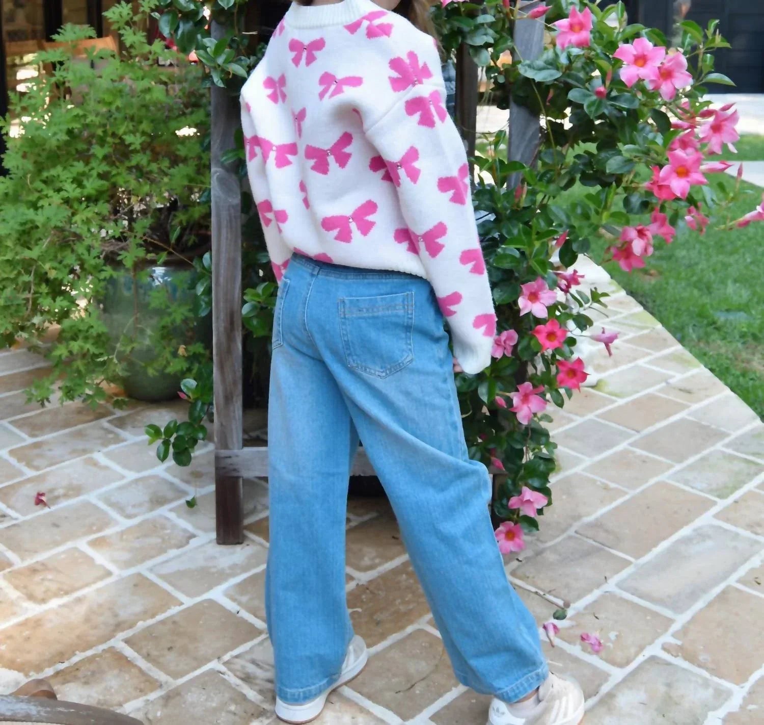 Mini Dreamers - Girls Hailey Bow Jeans - Rack Hunt