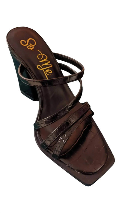 Shoe Click - Women's Always The Bridesmaid Chunky Heels Sandal - Rack Hunt