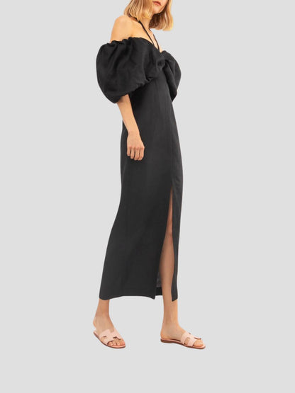 Dora Linen Maxi Dress