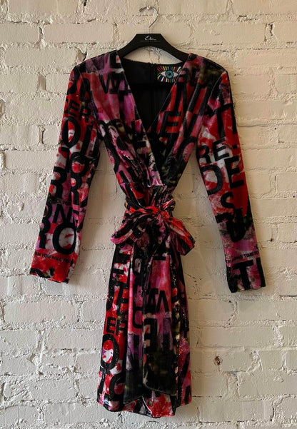 Libertine - Women's Dream For Winter Faux Wrap Cocktail Dress - Rack Hunt