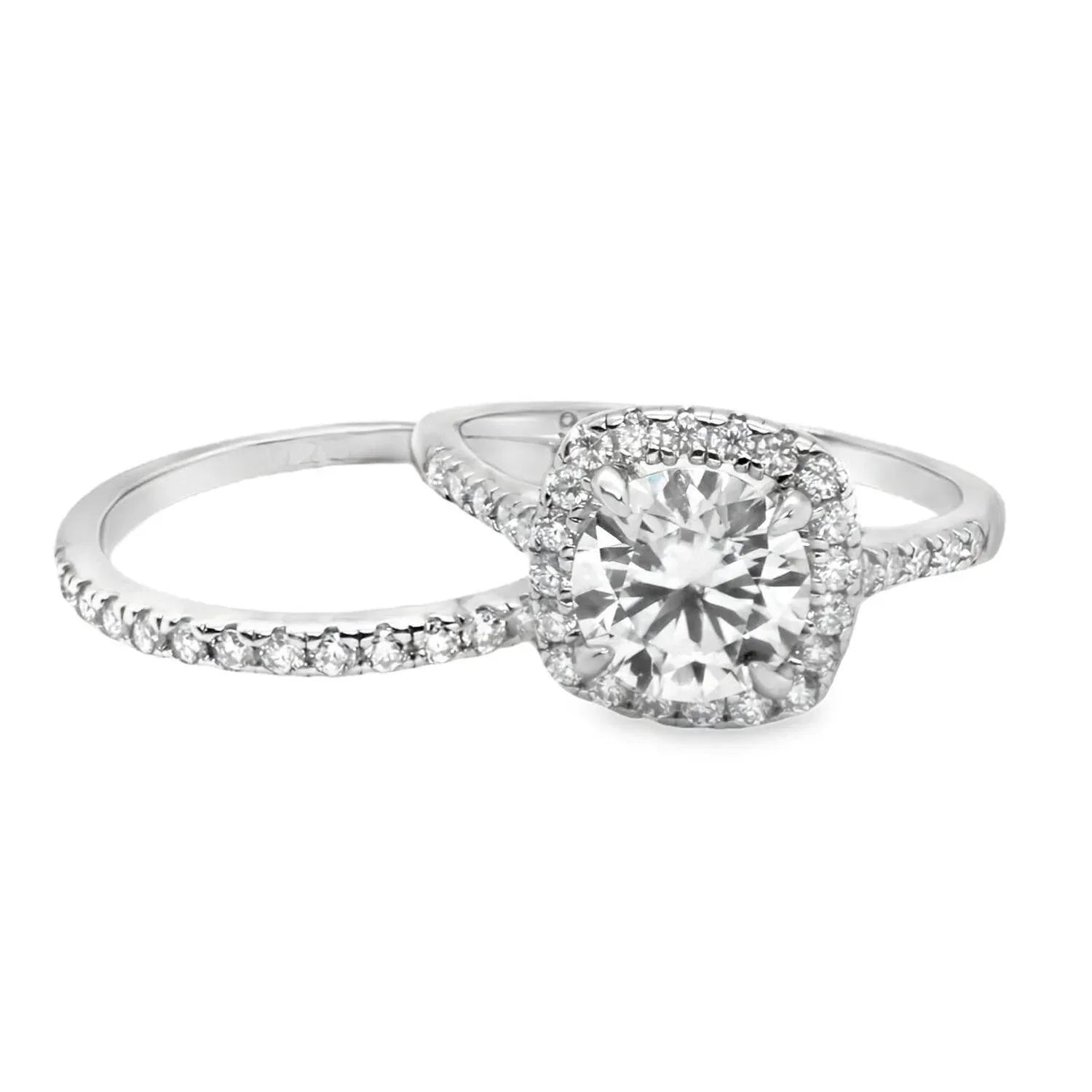 Allyanna Gifts - Women's Moissanite Wedding Ring Set - Rack Hunt