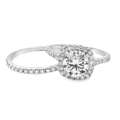 Allyanna Gifts - Women's Moissanite Wedding Ring Set - Rack Hunt