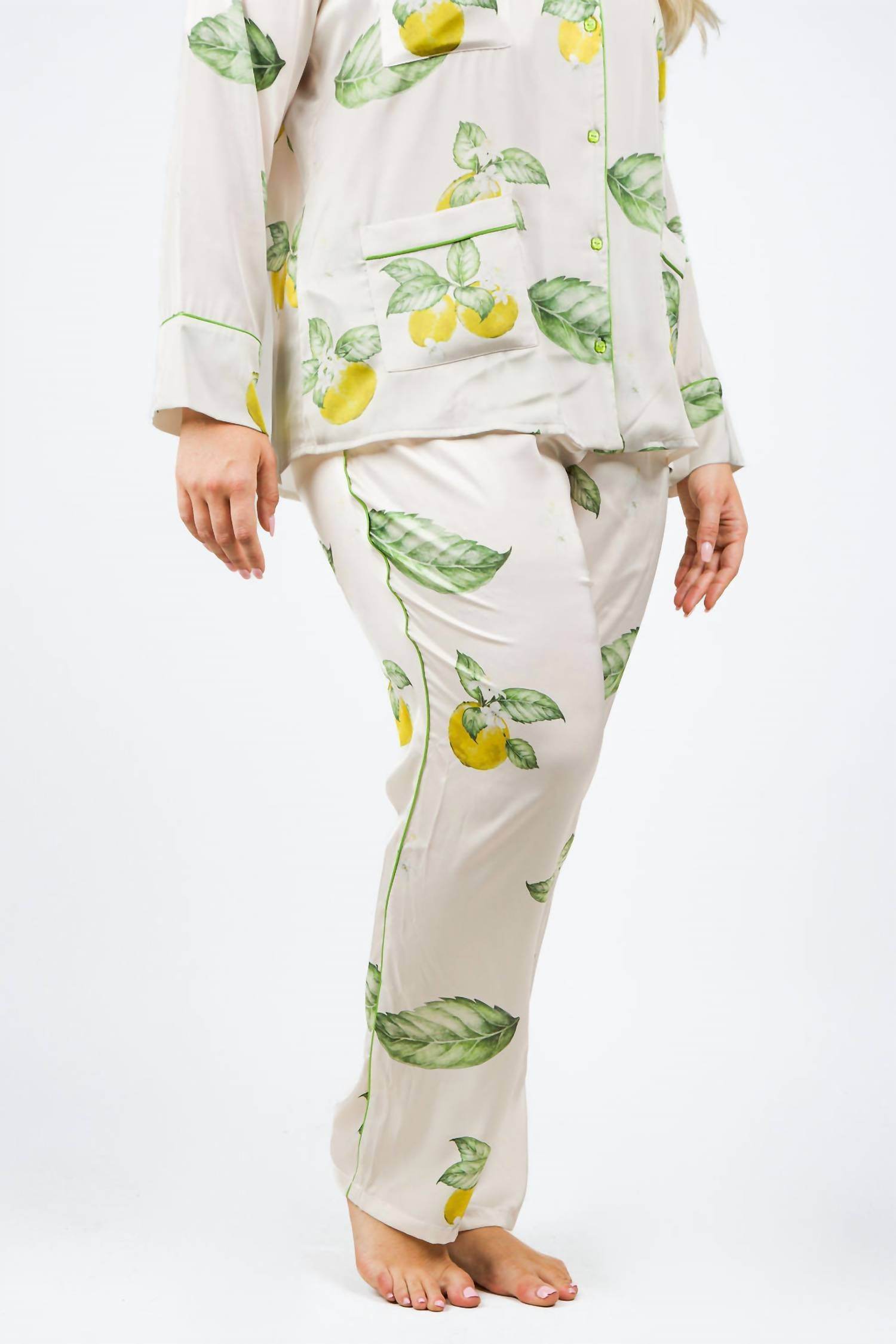 ISAYES - Lemon Pajama Set - Plus - Rack Hunt -