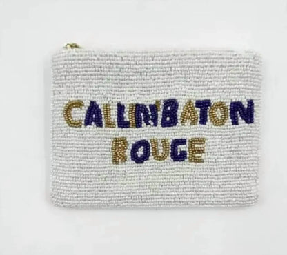 AmesLayne - CALLIN’ Baton Rouge LSU Tigers Harper Coin Purse - Rack Hunt