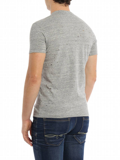 Women's Distressed Birds Sketched T-shirt