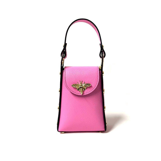 Jijou Capri - Women's Bumblebee Leather Cellphone Case Bag - Rack Hunt -