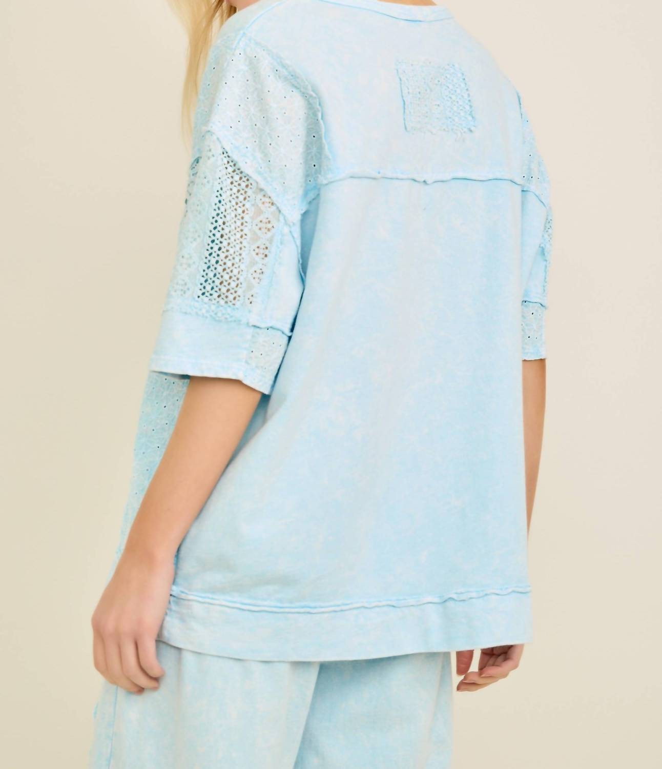 Lace And Eyelet Blouse