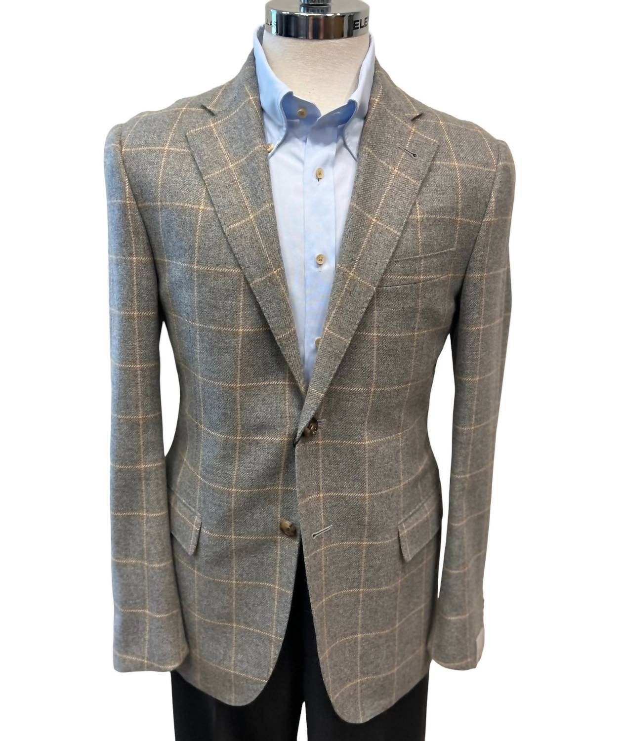 Jack Victor - WINDOWPANE SPORT COAT - REGULAR LENGTH - Rack Hunt -