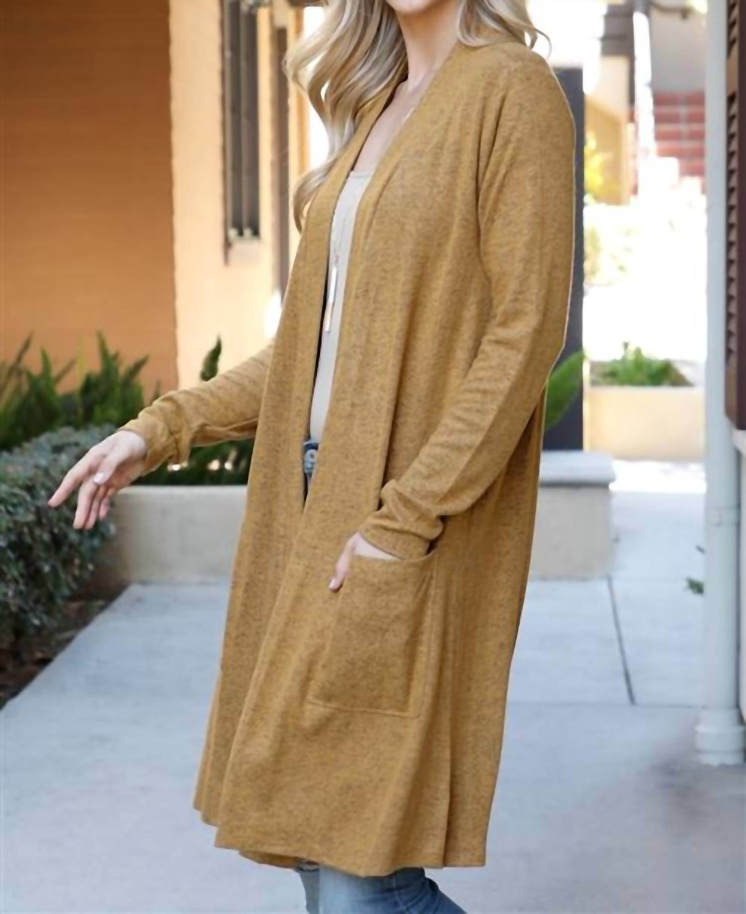 You and Me - Long Sleeve Open Front Cardigan - Rack Hunt -