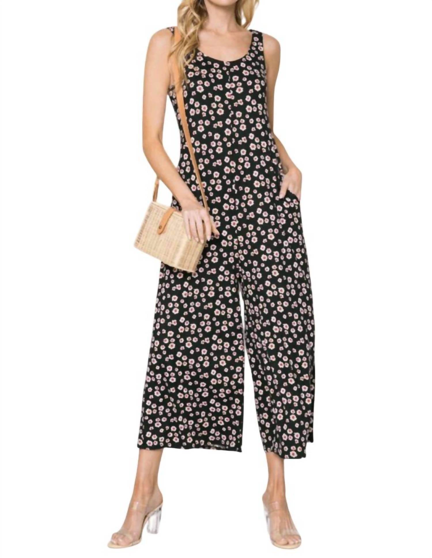 Acting Pro - Maria Flower Power Jumpsuit - PLUS - Rack Hunt