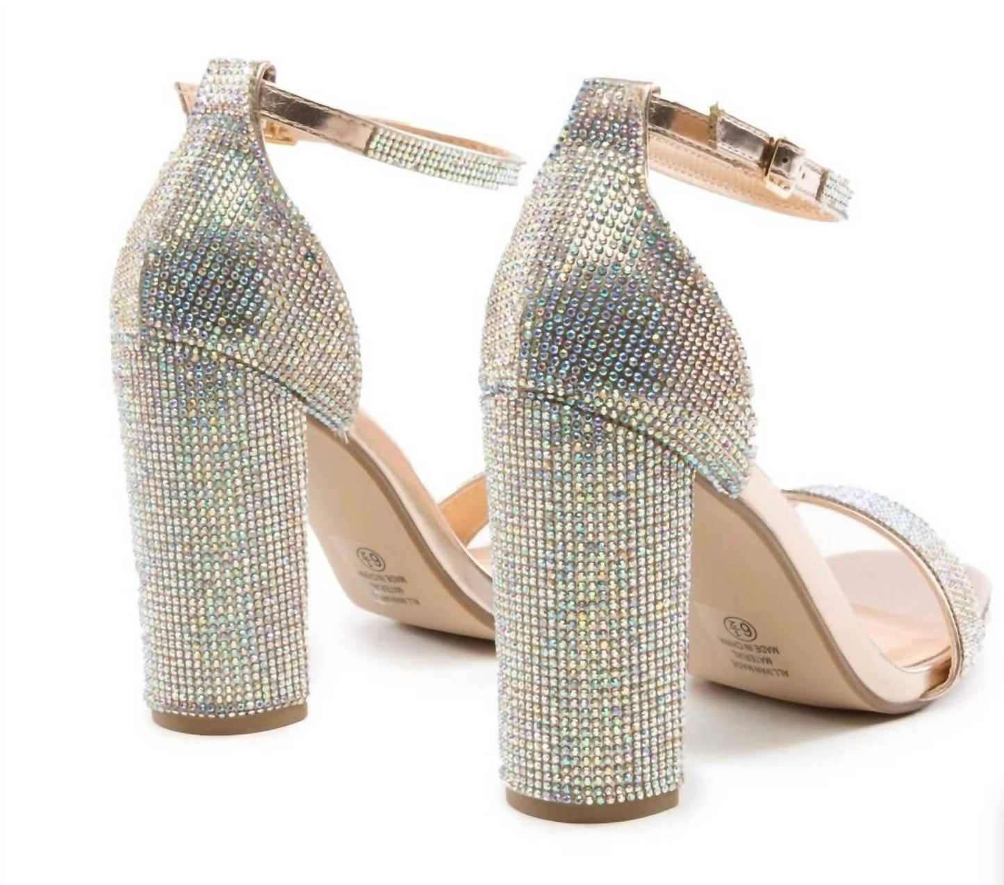 Women's Stepping Out In Sparkles Sequin Rhinestone Heels
