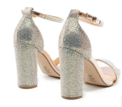 Women's Stepping Out In Sparkles Sequin Rhinestone Heels