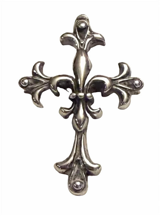 Women's Heritage Fleur De Lis Cross Earrings