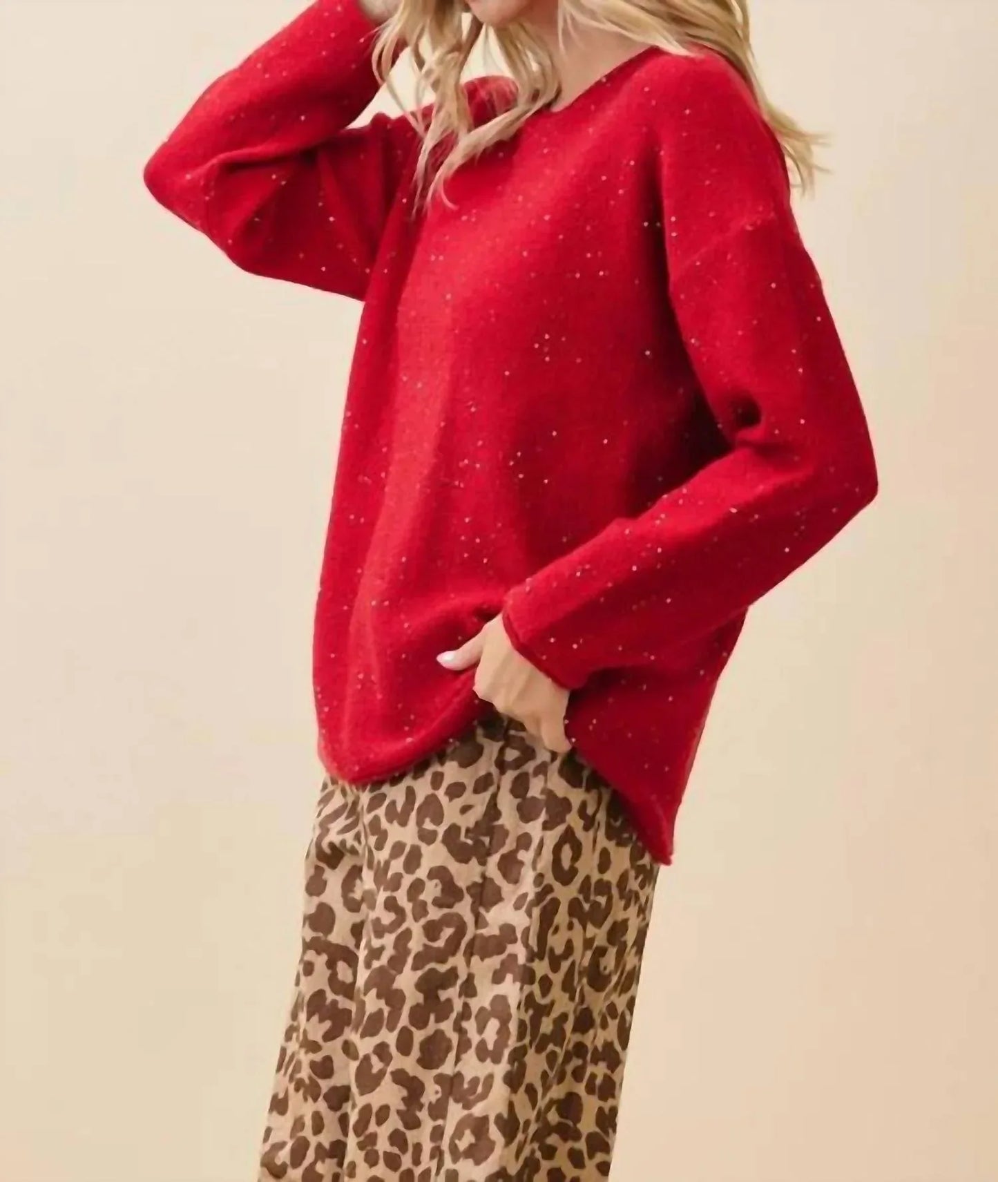 GeeGee X Lovelo - Ruby Glow Sweater - Rack Hunt