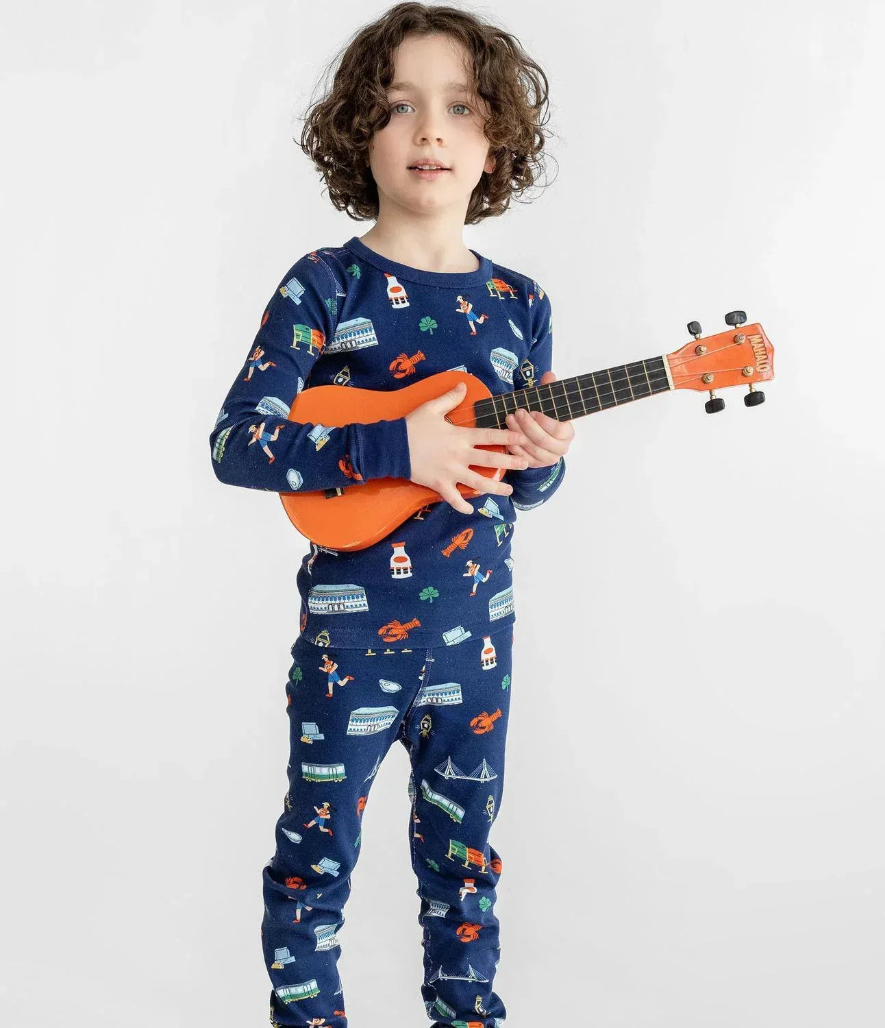 Smaller Th!ngs - Boys' Goodnight Boston Pajama Set - Rack Hunt