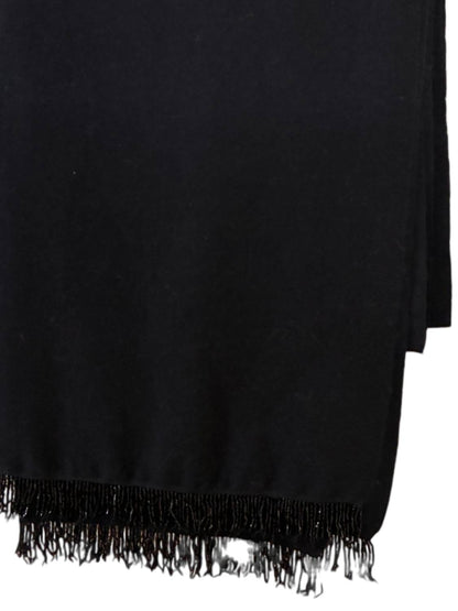 Women's Pashmina Scarf With Bead Trim