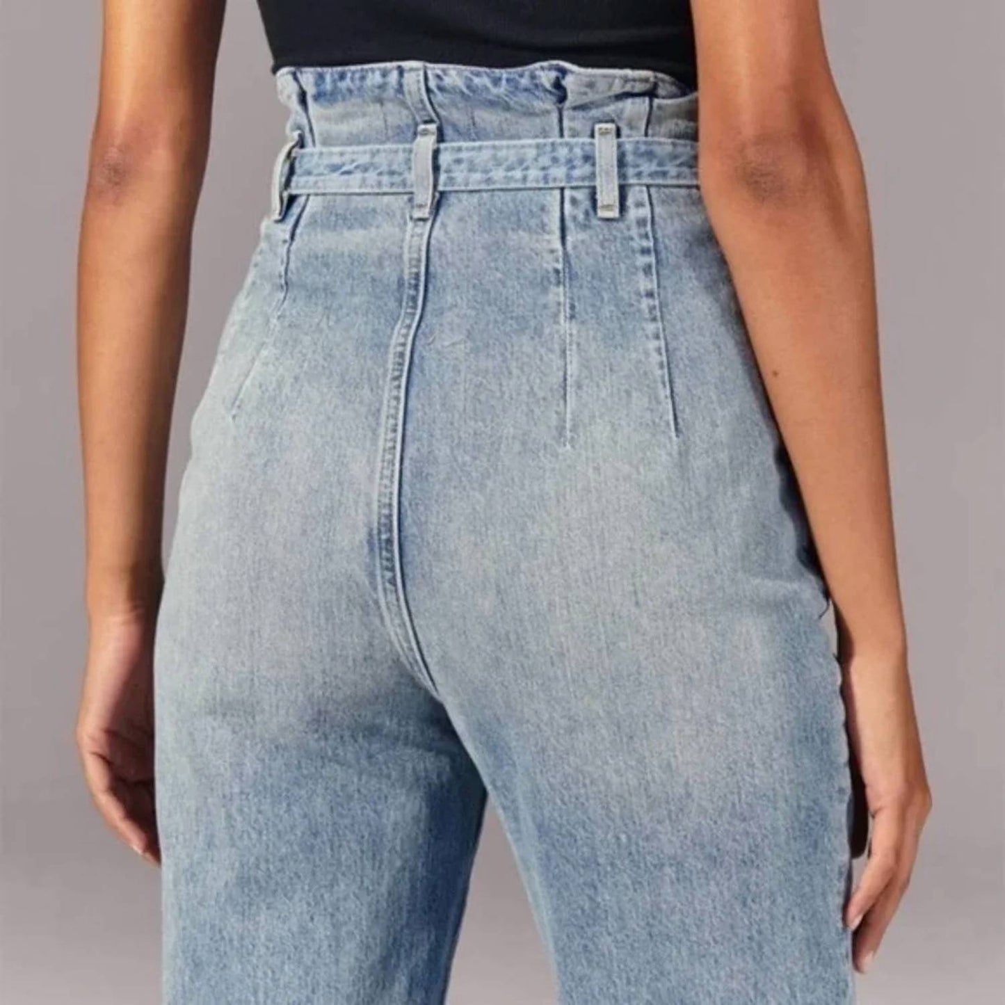Ultra High Rise Paperbag Waist Jeans
