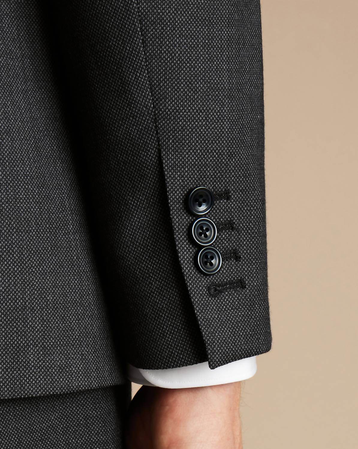 Charles Tyrwhitt - Birdseye Ultimate Performance Suit Jacket - Rack Hunt -