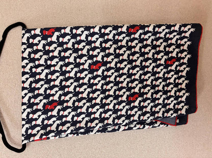 Dog Printed Cashmere Scarf