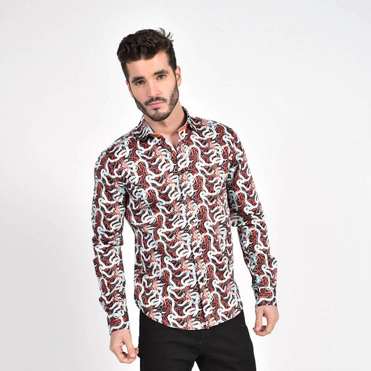 Serpent Button Down Shirt