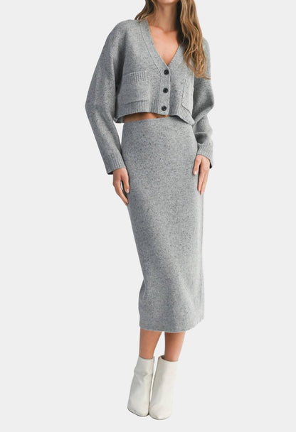 Andrea Knit Midi Skirt