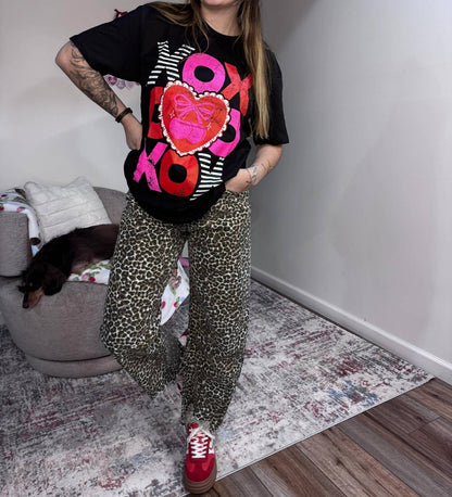XOXO Stacked Graphic T-shirt