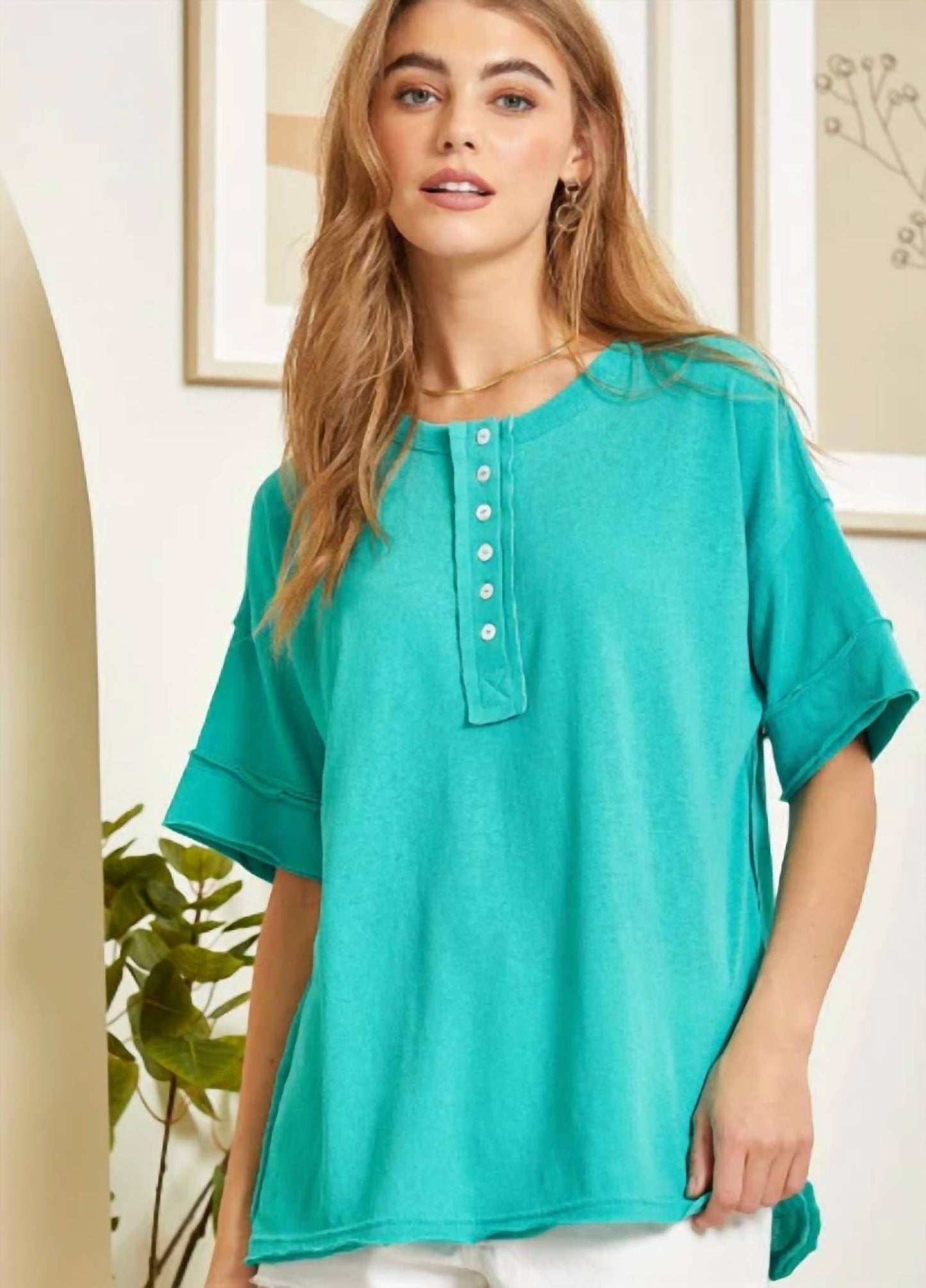 Casual Button Down Top
