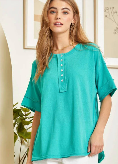 Casual Button Down Top