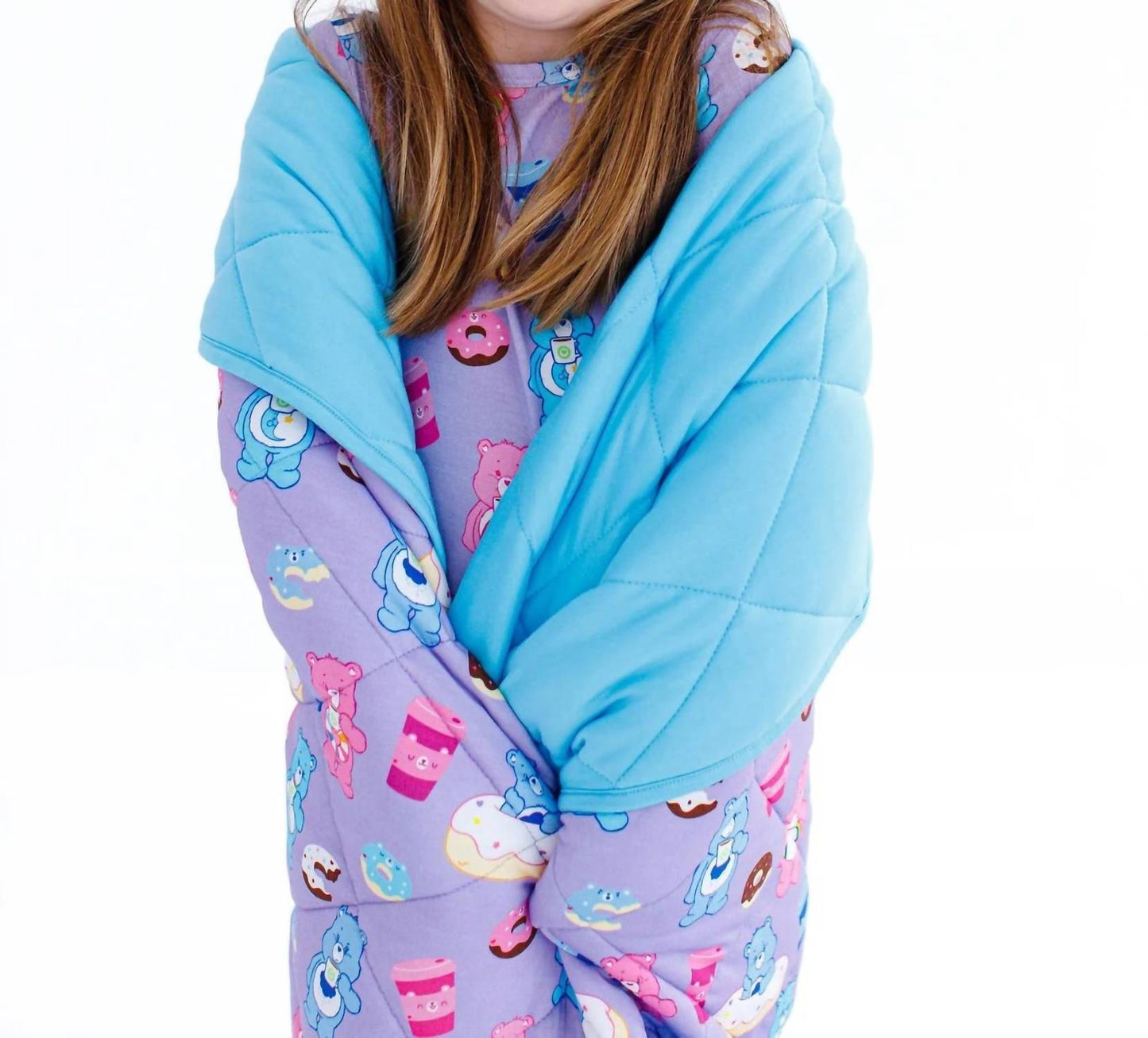Care Bears Donuts And Coffee Toddler Birdie Quilt