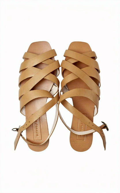 Women's Criss Cross Slide Sandal