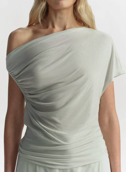 Halle One Shoulder Tee