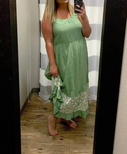 Bluheaven - Maxi Dress W/ Leaf Print - Rack Hunt