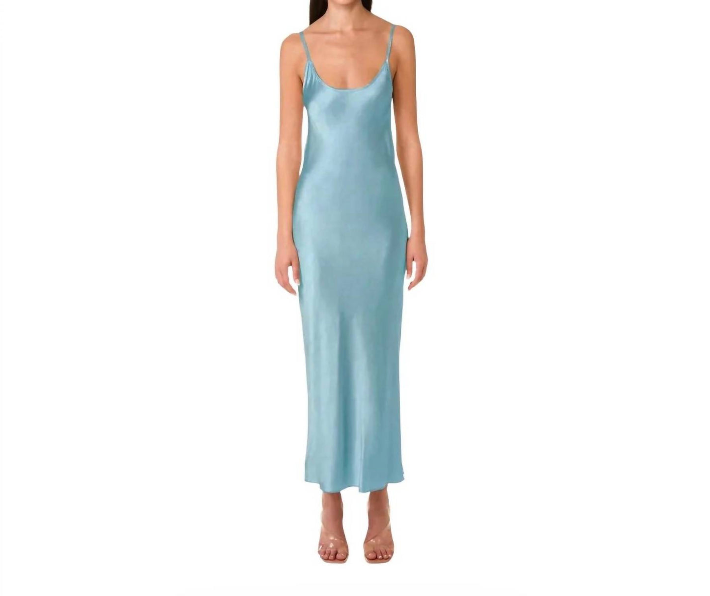 Kelly Stretch Silk Slip Dress