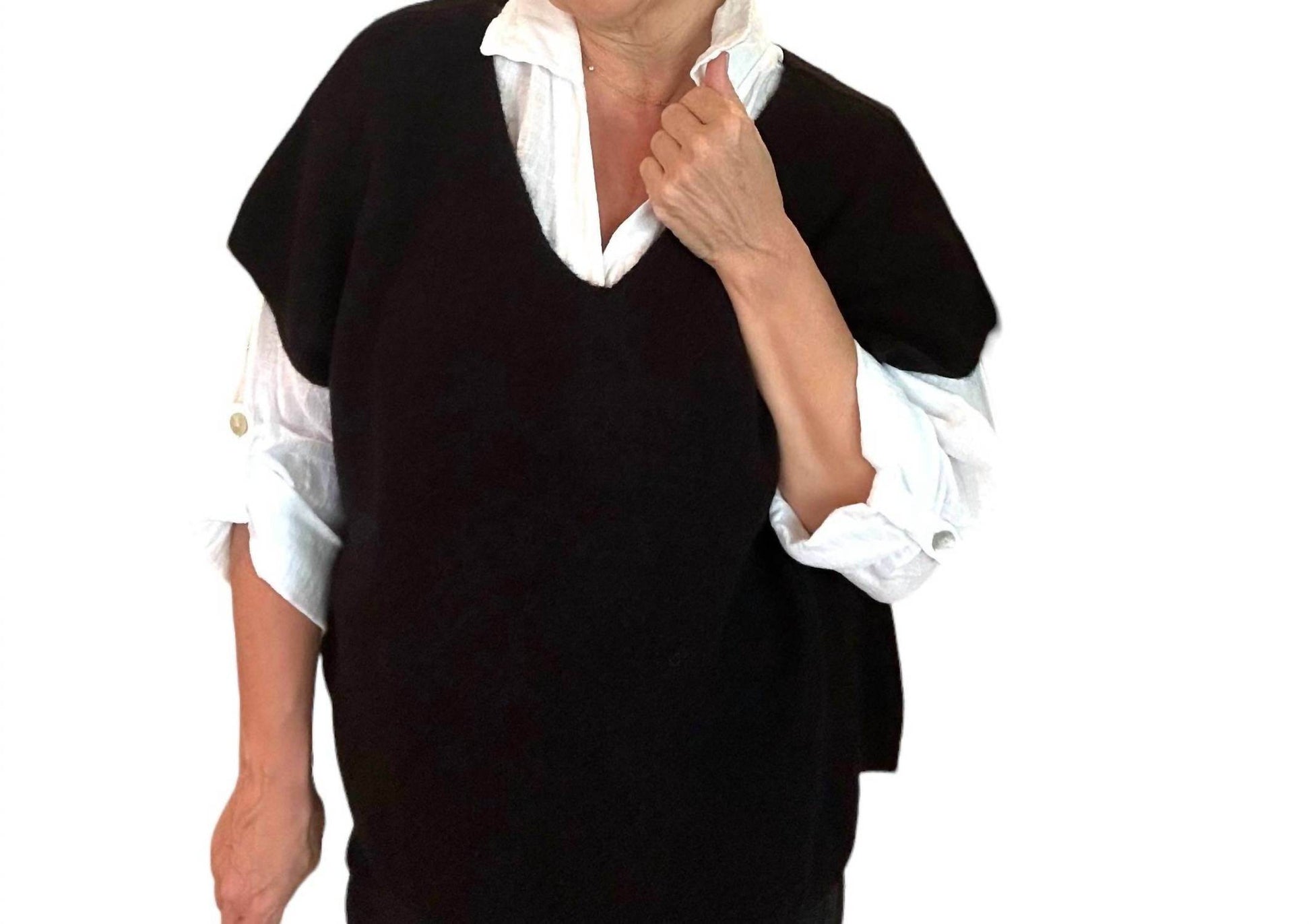 Joyna - Soft Alpaca V-neck Sweater - Rack Hunt -