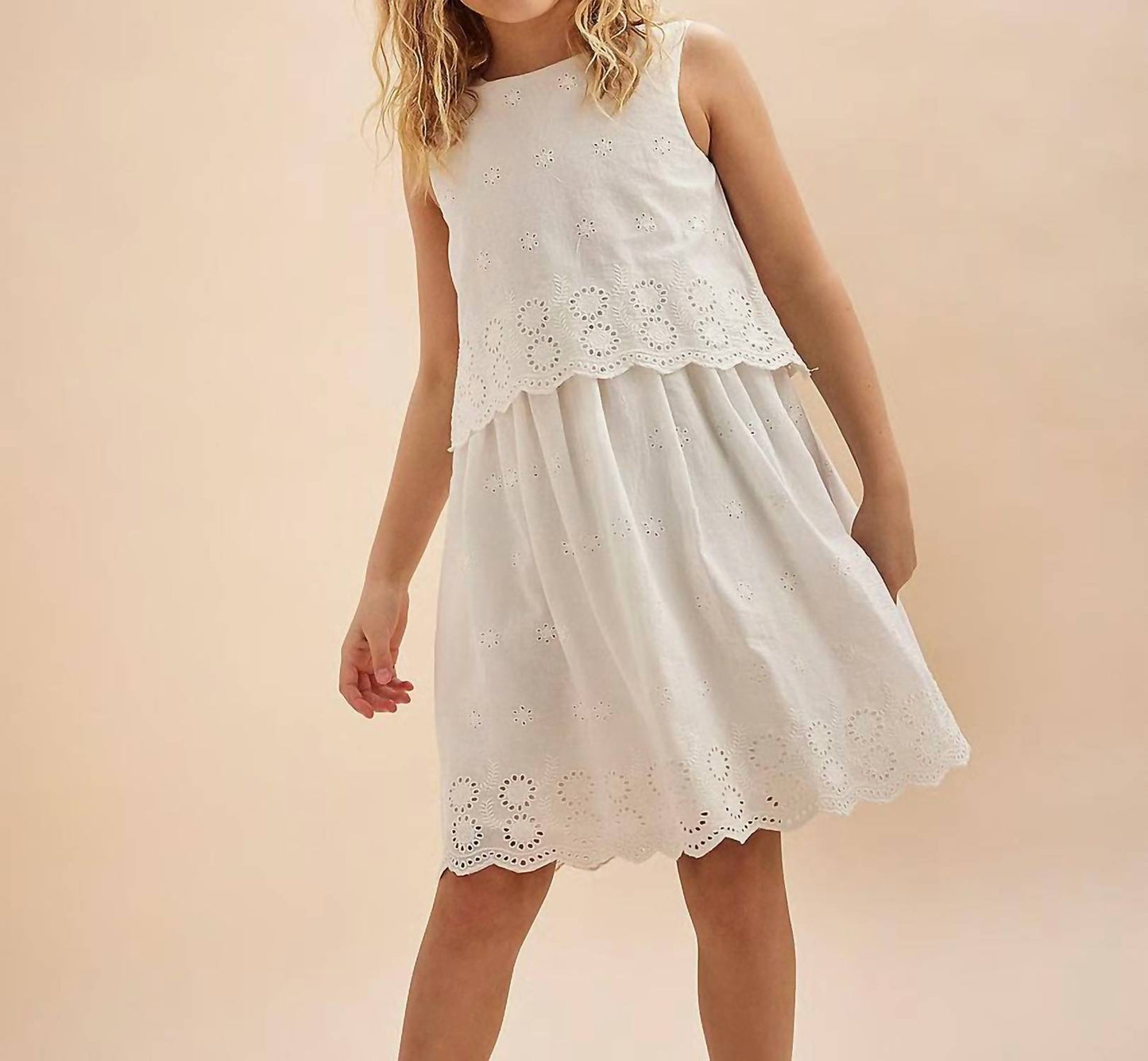 Girls Embroidered Dress